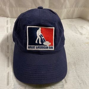 Great American Dad Red White & Blue Trucker Baseball Cap Hat Adjustable Back